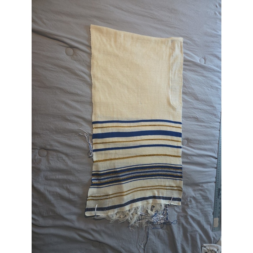 Traditional Jewish Kosher Tallit Shawl from Israel‎ Prayer Acrylic Shawl